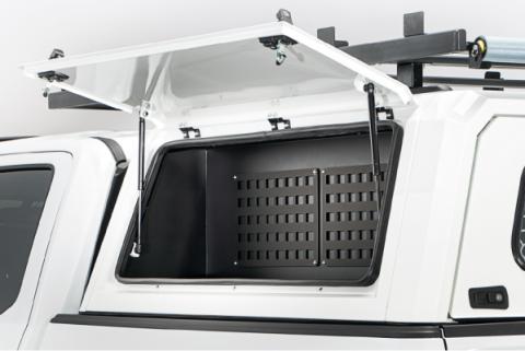 Gladiator Truck Bed Cap SmartCapEVOc Commercial OEM White 20-26 Jeep Gladiator 5 Foot Short Bed SmartCap