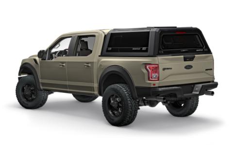 Ford Maverick Truck Bed Cap SmartCap Edge Hatchback Matte Black 22-26 Ford Maverick 4.5 Foot Short Bed RSI SmartCap