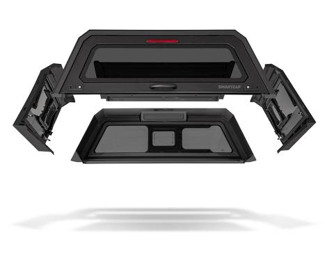RAM 2500/3500 Truck Bed Cap SmartCapEVO Sport Matte Black 20-26 RAM 2500/3500 6.4 Foot Standard Bed SmartCap