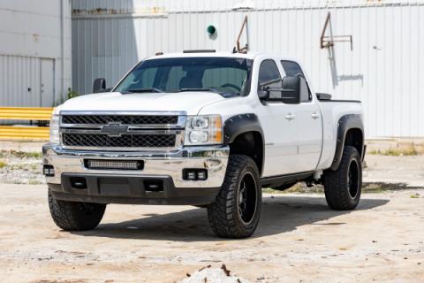 Pocket Fender Flares 6 Foot 7 Inch &amp; 8 Foot Bed GAP Imperial Blue Chevy Silverado 1500/2500HD/3500HD (07-14) Rough Country