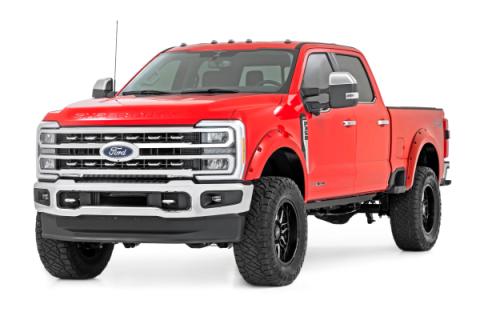 Pocket Fender Flares Gloss Black Ford F-250/F-350 Super Duty (23-26) Rough Country