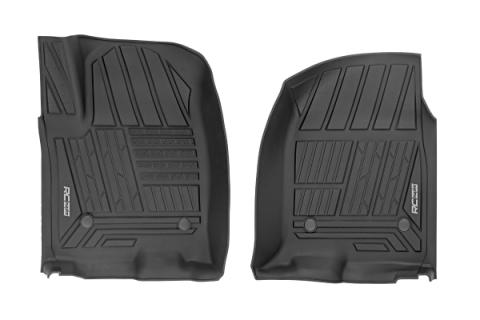 Flex-Fit Floor Mats Front Bucket Silverado/Sierra 1500/2500HD/3500HD (19-26) Rough Country