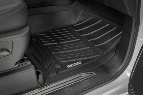 Flex-Fit Floor Mats Front Bucket Silverado/Sierra 1500/2500HD/3500HD (19-26) Rough Country