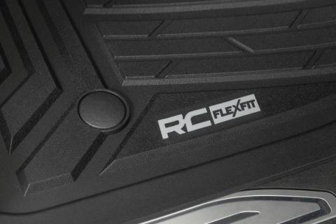 Flex-Fit Floor Mats Front Bucket Silverado/Sierra 1500/2500HD/3500HD (19-26) Rough Country