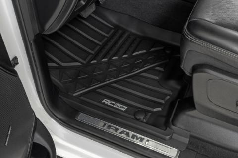 Flex-Fit Floor Mats Front Crew Ram 1500 (19-24)/1500 TRX (21-24) Rough Country