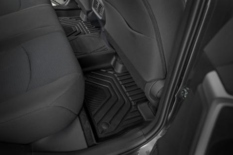 Flex-Fit Floor Mats Front &amp; Rear Toyota RAV4 2WD/4WD (2019-2025) Rough Country