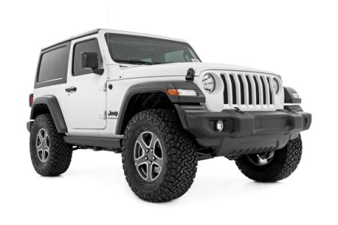 Power Running Boards Dual Electric Motor 2 Door Jeep Wrangler JL (18-26) Rough Country