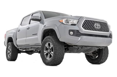 Nerf Steps Cab Length Crew Cab 5 Foot Bed Toyota Tacoma 2WD/4WD (05-23) Rough Country