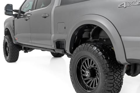 Sport Fender Flares JS Iconic Silver Ford F-250/F-350 Super Duty (23-26) Rough Country