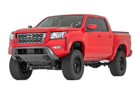 Fender Flares Sport QAK Glacier White Nissan Frontier 2WD/4WD (22-26) Rough Country