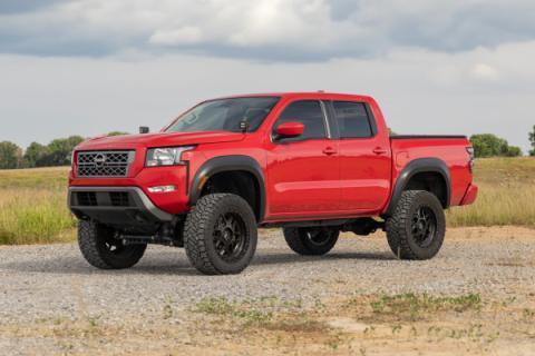 Fender Flares Sport QAK Glacier White Nissan Frontier 2WD/4WD (22-26) Rough Country