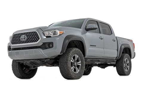 Fender Flares Sport 218 Midnight Black Metallic Toyota Tacoma (16-23) Rough Country