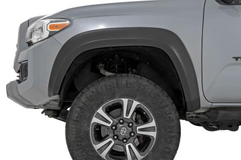 Fender Flares Sport 218 Midnight Black Metallic Toyota Tacoma (16-23) Rough Country