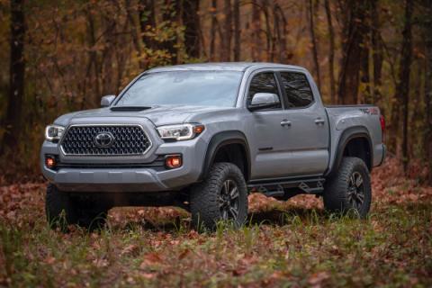 Fender Flares Sport 218 Midnight Black Metallic Toyota Tacoma (16-23) Rough Country