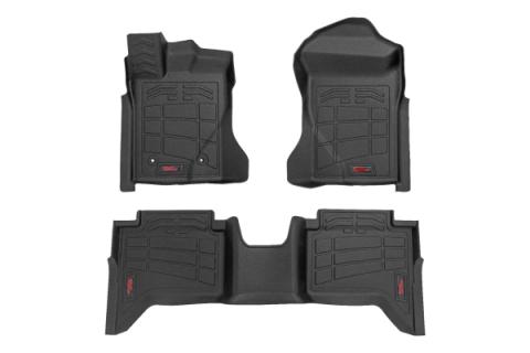 Sure-Fit Floor Mats Front &amp; Rear Crew Ford Ranger 2WD/4WD (2024-2026) Rough Country