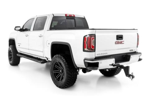 HD2 Aluminum Running Boards Ext Cab Silverado/Sierra 1500/2500HD/3500HD (07-19 &amp; Classic) Rough Country