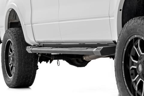 HD2 Aluminum Running Boards Super Crew Cab Ford F-150 2WD/4WD (2009-2014) Rough Country