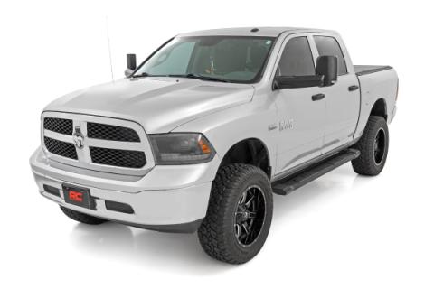 HD2 Running Boards Crewmax Cab Ram 1500/2500/3500 2WD/4WD (2010-2025 &amp; Classic) Rough Country