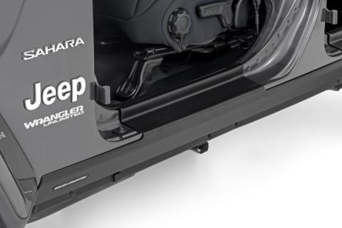 Trail Cladding Rocker Sill Plates Jeep Wrangler Unlimited 4WD (2018-2026) Rough Country