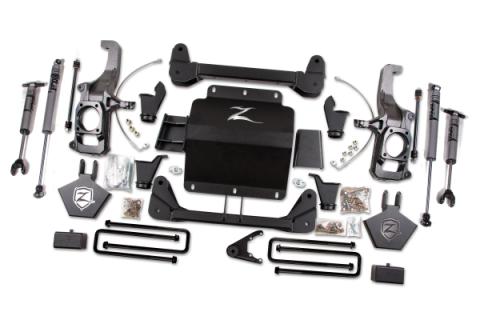 11-19 Silverado/Sierra 2500HD/3500HD 5.0 Inch Lift Kit With Top Overload With Fox Adventure  Shocks Zone Offroad