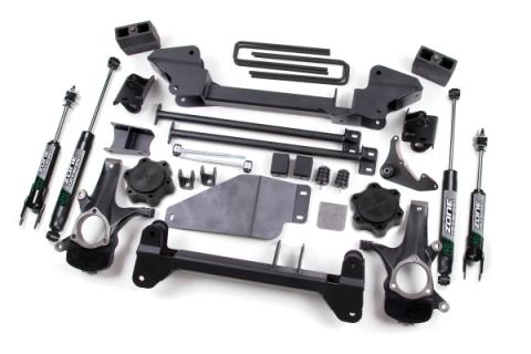 99 K1500 00-06 Silverado/Sierra 1500 6 Inch Lift Kit With Nitro Shocks Zone Offroad