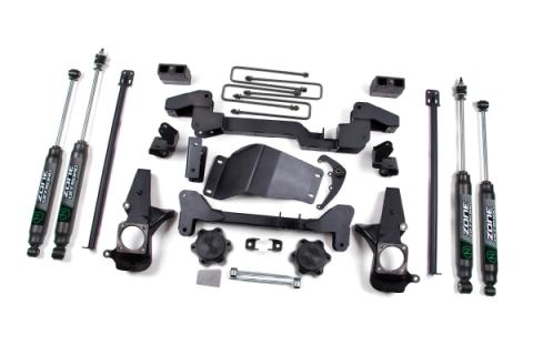 01-10 Silverado 1500/2500 HD/3500 HD 6 Inch Lift Kit With Nitro Shocks Zone Offroad