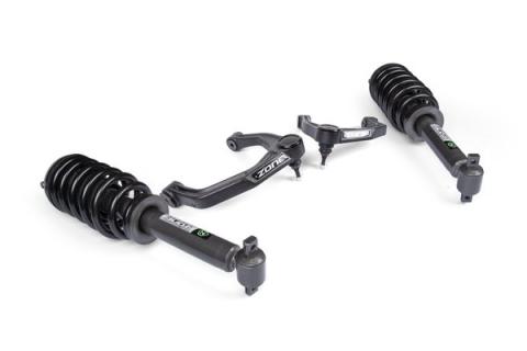 19-26 Chevrolet Silverado 1500 - GMC Sierra 1500 4WD 2 Inch Leveling Kit, 0 Inch Rear Lift - Nitro Loaded Struts Zone Offroad