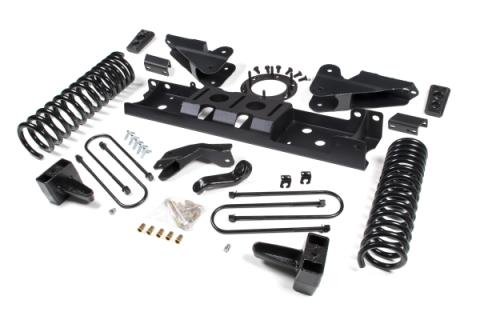 19-24 RAM 3500 4 Inch Radius Arm Bracket Gas 3 Inch Rear Block Without Overload Nitro Shocks Zone Offroad