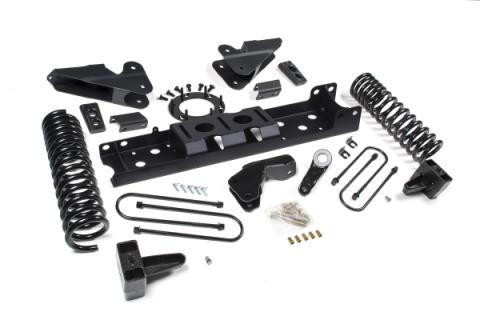 19-24 RAM 3500 6.5 Inch Radius Arm Bracket 5 Inch Rear Block Without Overload Diesel 6-Bolt T-Case Nitro Shocks Zone Offroad