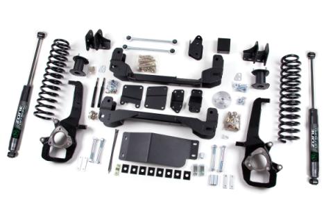13-18 Ram 1500 4WD 6 Inch Suspension Lift Kit, 5 Inch Rear Lift, Coil Spring - Nitro Loaded Struts, Nitro Shocks Zone Offroad