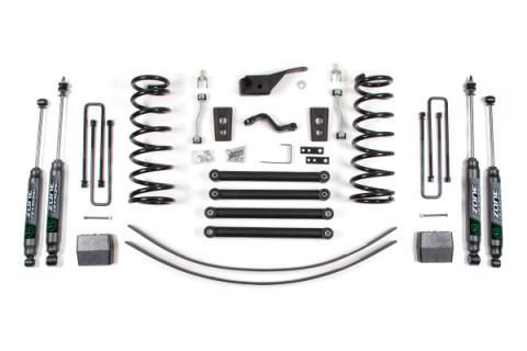 94-99 Dodge 1500 5 Inch Suspension Lift Kit - Front Coils, Rear Block/Add a Leaf - Fox 2.0 Adventure Series Shocks Zone Offroad