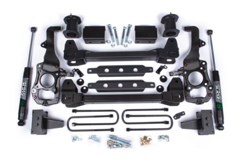 21-24 Ford F-150 2WD 6 Inch Lift Kit 4 Inch Rear Lift Block Spacer Front Nitro Rear Zone Offroad