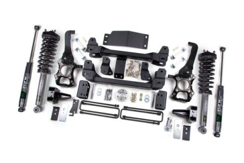 09-13 Ford F-150 4WD 4 Inch Suspension Lift Kit, 4 Inch Rear Lift, Block - Nitro Loaded Struts, Nitro Shocks Zone Offroad