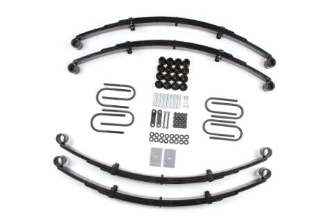 87-95 Jeep Wrangler YJ 2 Inch Leaf Spring Lift Kit With Nitro Shocks Zone Offroad