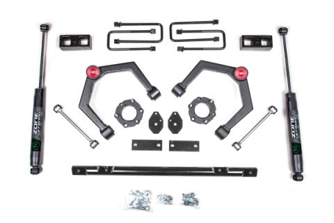 16-24 Nissan Titan XD 4WD 2 Inch Adventure Series Lift Kit, 2 Inch Rear Lift, Block - Strut Spacer, Fox 2.0 Adventure Series Shocks Zone Offroad