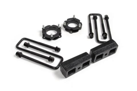 05-23 Toyota Tacoma 4WD 2.5 Inch Suspension Lift Kit, 2 Inch Rear, Block - Fox Shocks Zone Offroad