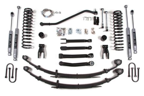 4.5 Inch Lift Kit Jeep Cherokee XJ 84-01 Chrysler 8.25 NX2 Nitro