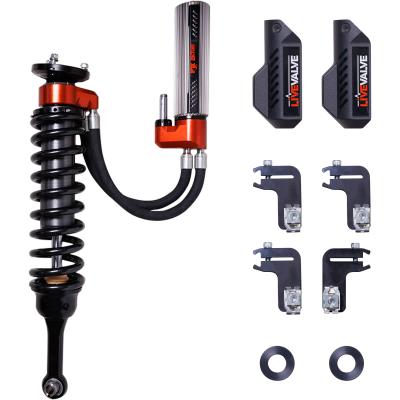 Shock Absorber 21.5-On Ford Raptor Front Coilover Live Valve Internal Bypass3.0 Series Remote Reservoir 35 Inch/37 Inch Tire 0-1 Inch/0-.5 Inch Lift Kit FOX