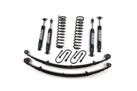 84-01 Jeep Cherokee XJ 3 Inch Lift Kit With Rear Springs -Dana 35 Fox Shocks Zone Offroad