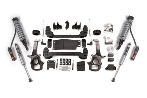 12 Ram 1500 4WD 4 Inch Suspension Lift Kit, 3 Inch Rear Lift, Coil Spring - Fox 2.5 Performance Elite Series C/O, Fox 2.5 Performance Elite Series Shocks BDS Suspension