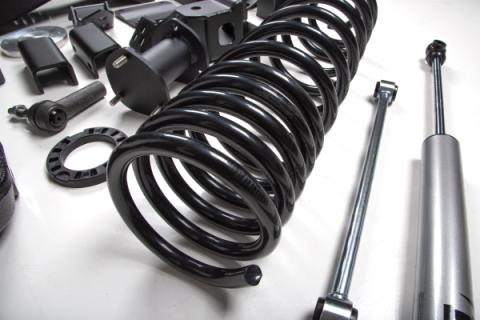 25-26 Ram 1500 4WD 4 Inch Suspension Lift Kit 3 Inch Rear Coil Spring - Large Bore - Fox 2.5 Performance Elite Series C/O Front, Fox 2.0 IFP Performance Series Rear BDS Suspension