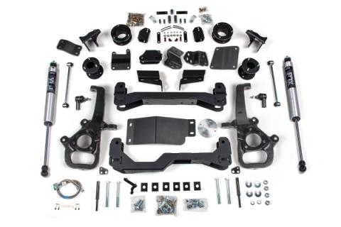 25 Ram 1500 w/ Air Ride 4WD 4 Inch Suspension Lift Kit, 3 Inch Rear Lift, Spacer - Standard Bore - Strut Spacer, NX2 Nitro Series Shocks BDS Suspension