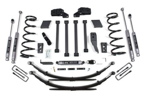 94-99 Dodge Ram 2500/3500 4.5 Inch Lift Kit Rear Lift: Block Kit w/Factory Overload-NX2 Nitro Series Shocks BDS Suspension