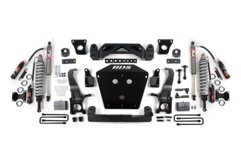 07-15 Toyota Tundra 5 Inch Suspension System, 3 Inch Rear Block - Fox 2.5 Performance Elite Series C/O, Fox 2.5 Performance Elite Series Shocks BDS Suspension