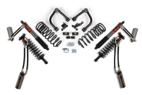 22-26 Toyota Tundra 4WD 2.25 Inch Lift Kit Fox 3.0 Internal Bypass Factory Race Series Shocks BDS Suspension