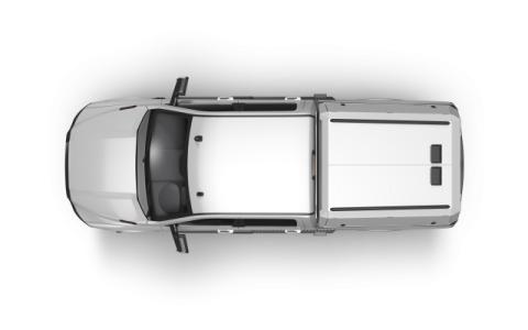 Ram 2500/3500 Truck Bed Cap SmartCap Edge Commercial OEM White 20-26 Ram 2500/3500 6.4 Foot Standard Bed RSI SmartCap