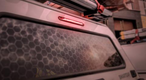 Tacoma Truck Bed Cap SmartCap EVOc Commercial White For 24-26 Toyota Tacoma 5 Foot Standard Bed RSI SmartCap