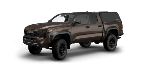 Tacoma Truck Bed Cap SmartCap EVOh Hatchback Matte Black For 24-26 Toyota Tacoma 5 Foot Short Bed RSI SmartCap