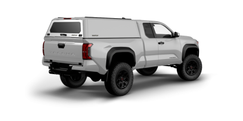 Tacoma Truck Bed Cap SmartCapEVOh Hatchback OEM White For 24-26 Toyota Tacoma 6 Foot Standard Bed RSI SmartCap