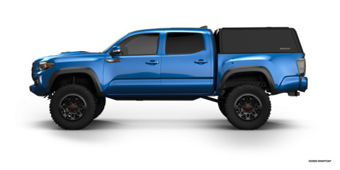 Tacoma Truck Bed Cap SmartCap EVOh Hatchback Matte Black For 16-23 Toyota Tacoma 5 Foot Short Bed RSI SmartCap